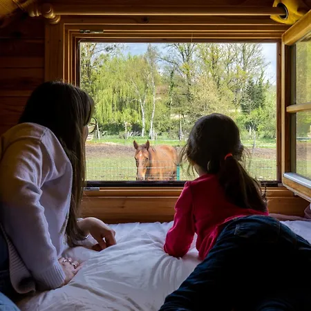 Luxury tent Insolite Sous Forme De Tonneau 1 Domaine Les Hirondelles Domessin